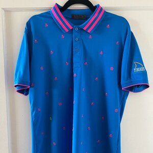 G/FORE Men's Golf Polo Skull & T's Embroidered Tiburon - Medium - New w/o Tags